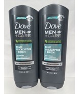 (2) Dove Men+Care Blue Eucalyptus + Birch Relaxing Body + Face Wash 18oz - £10.95 GBP
