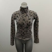 SWS Streetwear Society Women&#39;s Full Zip Jacket Size Small Gray Patterned   - £9.33 GBP