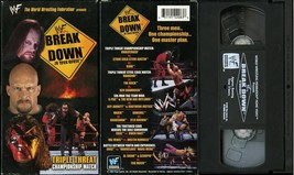 Wwf Break Down In Your House 1998 Triple Threat Match Vhs Wwf Video Tested - £15.69 GBP