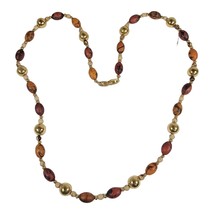 Vintage 30&quot; Napier French Ivory Swirl Celluloid Beads Necklace Art Deco Abstract - £19.39 GBP