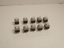 10X Pack Lot 5.8mm 6 Pins Mini Push Clicker Button Power Switch Self Loc... - $185.65 MXN