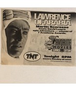 Lawrence Of Arabia TV Guide Print Ad Martin Scorsese TPA6 - £5.44 GBP