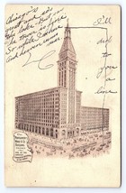 Postcard Montgomery Ward &amp; Co Building Chicago Illinois IL c.1907 - £3.56 GBP