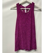 Athleta Racer Bank Tank Athletic Top Purple Pink Muscle Tank Workout Yog... - $24.40 CAD