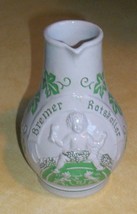 Vtg Bremen Ratskeller German Pottery Wine Carafe Stein Decanter Schoppen Bacchus - £28.66 GBP