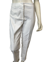 Nic + Zoe White Flat Front Pants, Women's Size 10 - $14.24