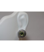 DAVID YURMAN Peridot Cookie Stud Earrings 925 Sterling Silver 18K Yellow Gold - $275.48
