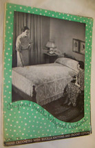 1934 VINTAGE BUCILLA BEDSPREAD CREATIONS CATALOG BROCHURE KNITTING CROCHET - $9.89