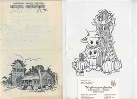  Crosseyed Cricket Menu Brochure Drawing &amp; Business Card Lenoir City TN ... - $27.72