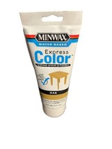 Minwax Express Oak Color Water Based Wiping Stain &amp; Finish for Wood 6 Fl Oz - £19.61 GBP