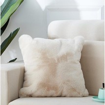 Luxury Chinchilla Faux Fur Pillow (18 In. x 18 In.) - £38.62 GBP