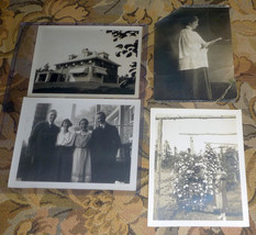 William Henry Clowes Walker, Wife Helen Brewer , Newton MA Home (4) Photos - $29.75