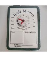 Golf Memo Dry Erasable Message Board With Marker New Unopened - £12.97 GBP
