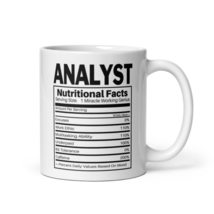 Analysts Funny Traits Nutritional Facts Ingredients Coffee &amp; Tea Mug Cup... - £15.94 GBP+