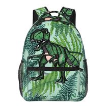 Dinosaur school backpack back pack  bookbags dino schoolbag for boys  kids  - £21.23 GBP