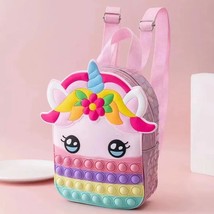 Primary  Pop Backpack School Bag for Girls Push Bubble Decompression Toy... - £136.33 GBP