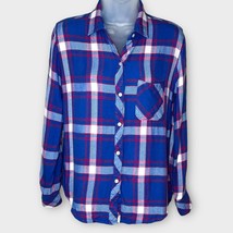 RAILS Hunter Ruby Sky White Plaid Button Down Shirt Size XS - £26.20 GBP