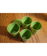 Vintage Stanley Home PLASTIC NESTING CUPS W/ LID Green - $19.17 CAD