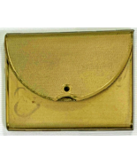VINTAGE POWDER COMPACT gold tone - $8.79
