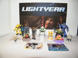 Lightyear Movie Party Favors Set of 14 with 10 Figures, 2 Rings and 2 Stickers! - £12.54 GBP
