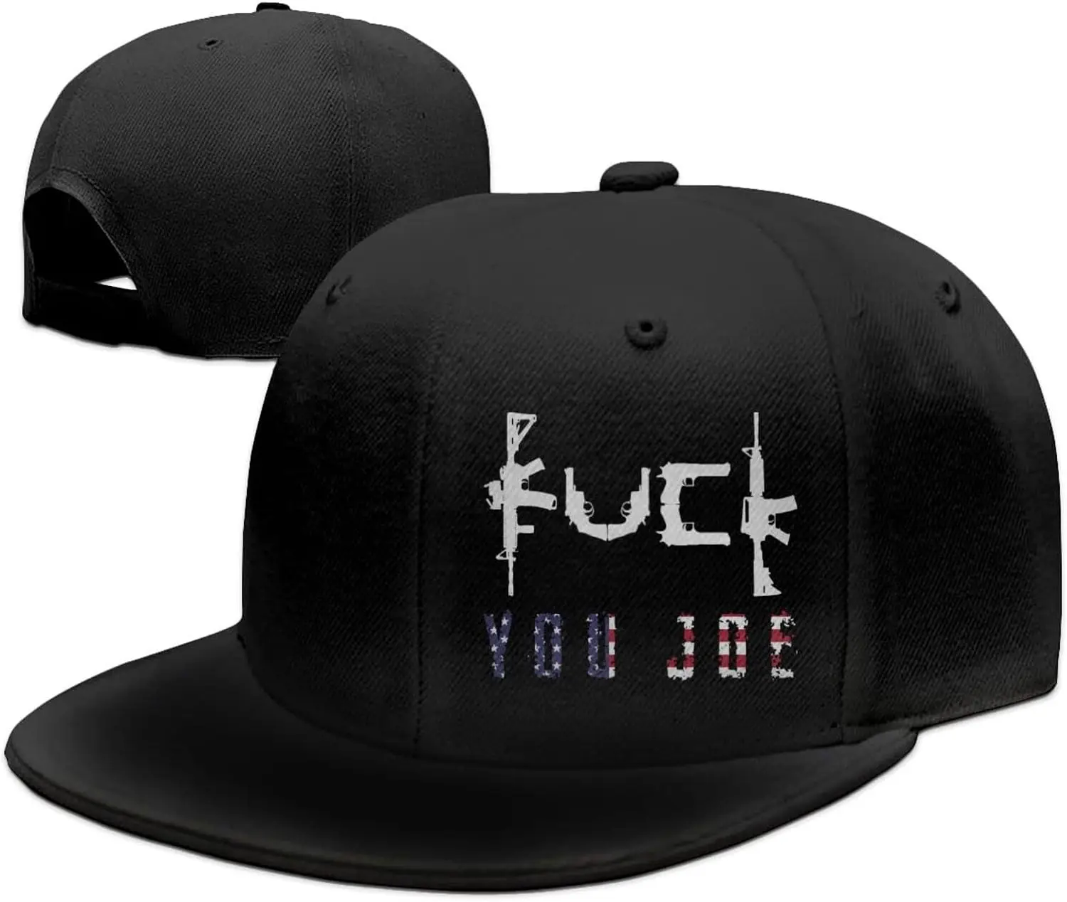 Fu-Ck Joe Biden 46 Snapback Hats for Men Baseball Cap Adjustable Flat Bill - £14.01 GBP