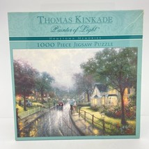 Thomas Kinkade 1000 Piece Puzzle Hometown Memories Ceaco 2003 SEALED 27” x 20” - $19.79