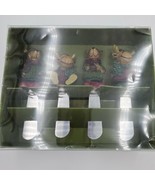 St. Nicholas Square Christmas Holiday Cheese Spreaders: 2 Reindeer, 2 Bears - $298.40 MXN