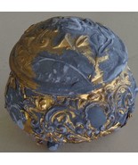 Antique Trinket Box - Hinged Lid - Fully Lined - NEEDS TLC - COLLECTIBLE... - $370.17 MXN