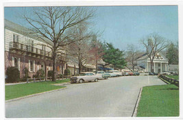 Shopping Center Cars Stony Brook Long Island New York 1960s postcard - $5.94