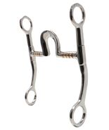 Western SS 5" High Port Mouth Swivel Cheek Horse Copper Inlay Bit 35674B - $36.62