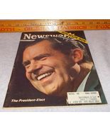 Newsweek News Magazine November 11 1968 Richard Nixon Election Cover - £7.82 GBP