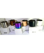Starbucks 6 Mugs Stainless St.12 oz Copper,Silver,Pink,Black,White,&amp; W s... - £438.34 GBP