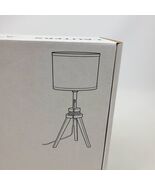 Ikea LAUTERS Table Lamp Modern Tripod Solid Wood Ash/White 22" With LED ... - $68.30