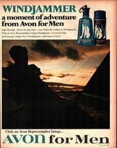 Vintage advertising print ad Fashion AVON for Men After Shave Windjammer 1968 ad - £19.81 GBP