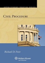 Civil Procedure Paperback Richard D. Freer - Used Good Condition - £2.93 GBP