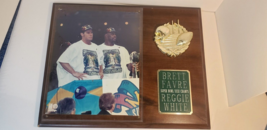 Green Bay Packers Super Bowl XXXI Championship Plaque Brett Favre/Reggie White - $9.74