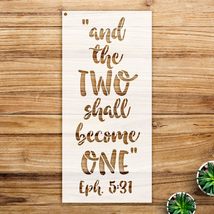 Wedding Word Art Stencil for Walls and Crafts, Reusable Mylar Template, ... - $14.69+