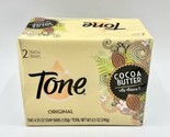 Tone Cocoa Butter Bar Soap 2 Pack 4.25 oz Bars Sealed Original NEW Disco... - $49.99