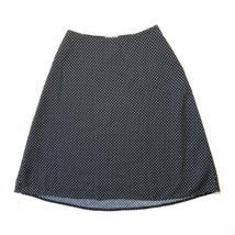 NWT MM. Lafleur Suffolk in Black Ivory Checker Print A-line Flare Skirt ... - $51.48
