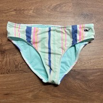 Vineyard Vines Girls Striped Bikini Bottoms Blue Whale Size Medium/10-12 - £9.14 GBP