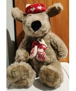 Vintage Kris Mutt Plush Dog Winter Hat and Scarf Target Stores Stuffed A... - $9.80