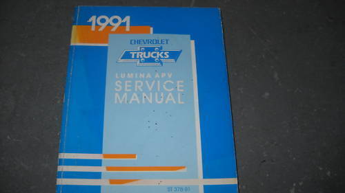1991 Chevrolet Chevy Lumina Apv Camion Riparazione Servizio Shop Manuale... - $2.99