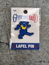 The Grateful Dead Blue Dancing Bear Logo Lapel Pin Set Metal/Enamel Memo... - $19.75