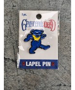 The Grateful Dead Blue Dancing Bear Logo Lapel Pin Set Metal/Enamel Memo... - €16,78 EUR