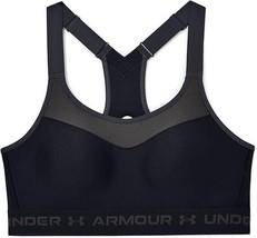 Women&#39;s Under Armour High Crossback Sports Bra Black High Support Padded 36DD - £28.72 GBP