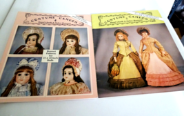 Lot of (2) Pattern Books Antique Costume Cameos 4&amp;5 French Fashion&amp;Hats/Bonnets - £14.89 GBP