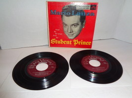Mario Lanza, Student Prince, Double 45 RPM/PS 1954 VG/VG+ Condition - £7.96 GBP
