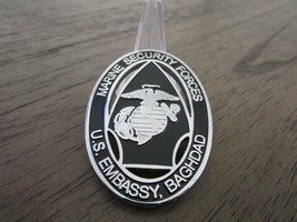 Marine Security Forces Embassy Baghdad Anti Terrorism Battalion Challenge Coin - £35.04 GBP