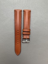 Brown VEG Genuine Cowhide Leather Watch Strap-Custom Handmade Band for M... - $39.00