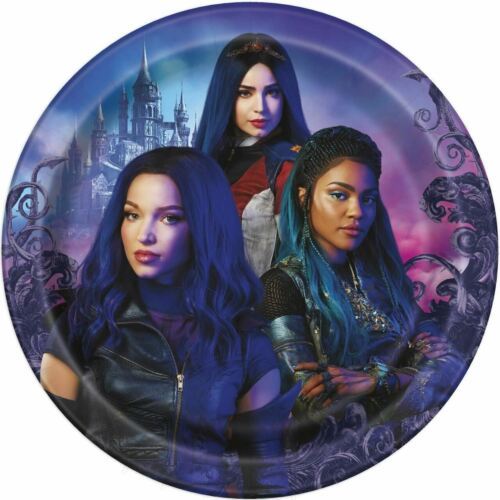 Primary image for Descendants 3 Birthday Party 8 Ct Luncheon Plates 9"